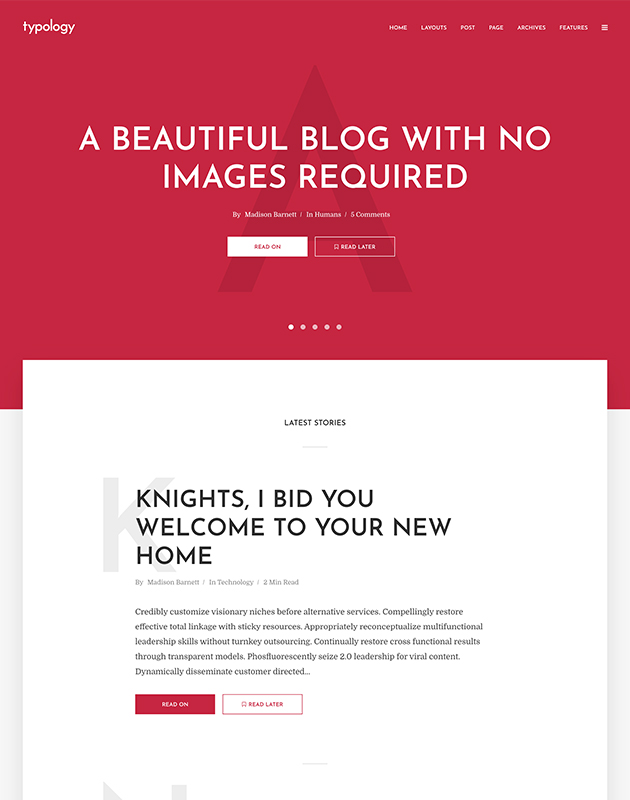 Typology-wordpress-blog-theme