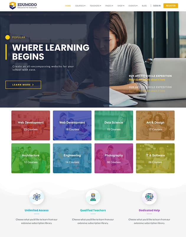 edumodo-wordpress-training-theme