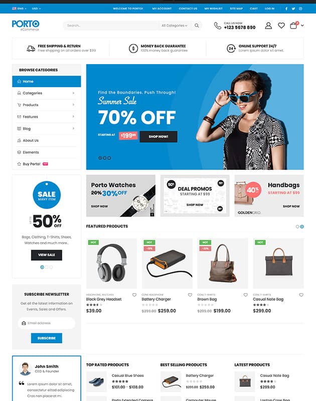 portp-wordpress-e-commerce-themes