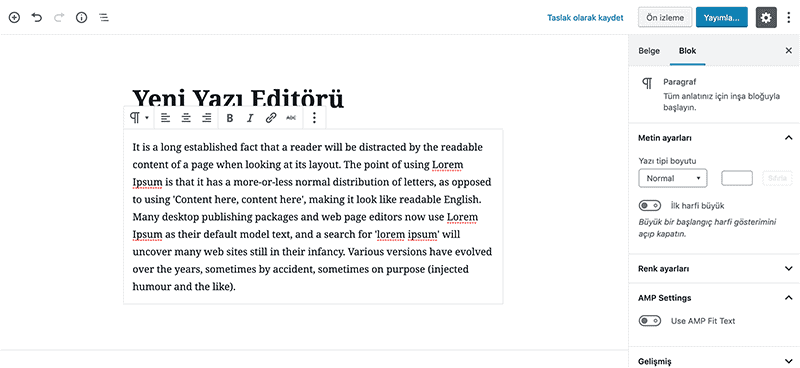 wordpress-yeni-yazi-editoru