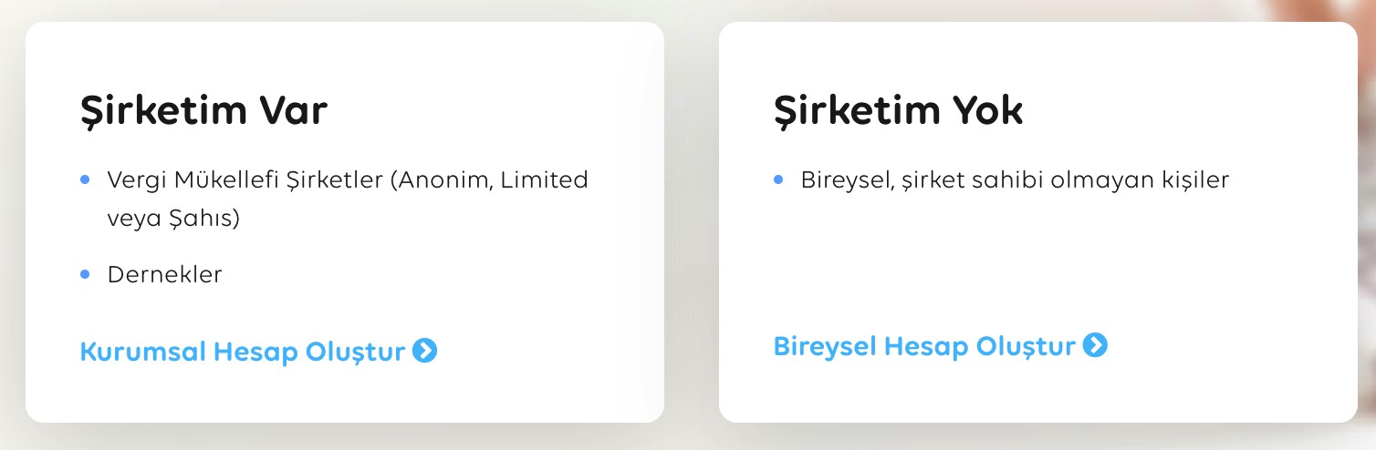 iyzico Kurumsal Hesap Açılışı