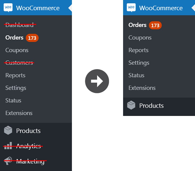 WooCommerce Özellikleri Nasıl Devre Dışı Bırakılır