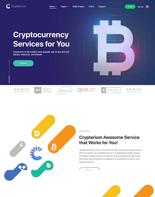 Crypterium-wordpress-kripto-para-temasi