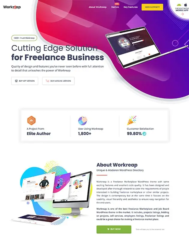 Workreap-firma-rehberi-wordpress-temasi