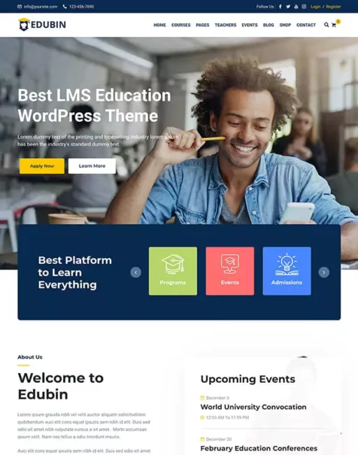 edubin-wordpress-egitim-temasi