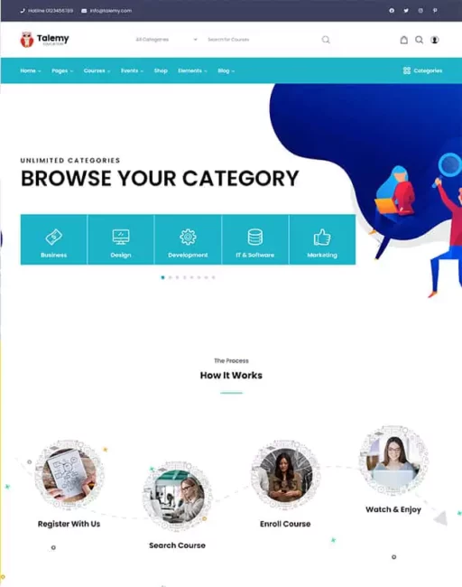 talemy-wordpress-egitim-temasi